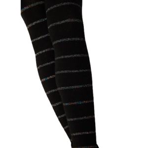 ⁦גרביון כותנה דגם SHINY STRIPE⁩ – תמונה ⁦2⁩