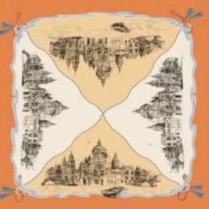 ⁦מטפחת משי דו צדדי דגם 30172⁩ – תמונה ⁦2⁩